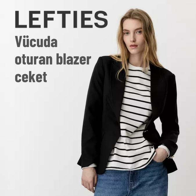 Vücuda oturan blazer ceket