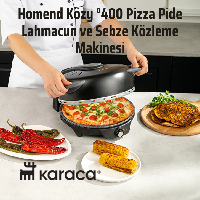 Homend Közy °400 Pizza Pide Lahmacun ve Sebze Közleme Makinesi