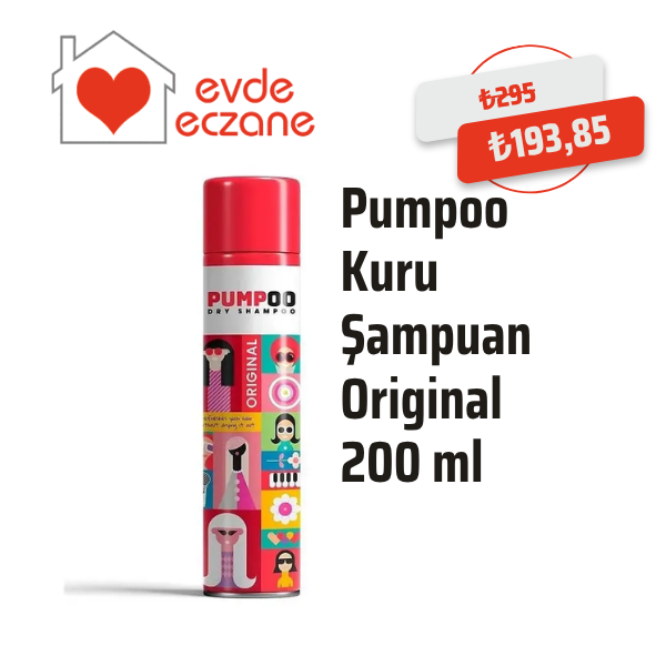 Pumpoo Kuru Şampuan Original 200 ml