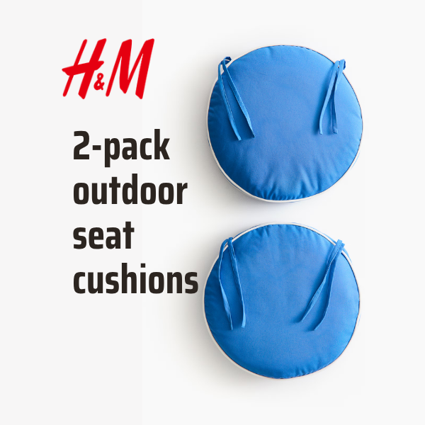 2-pack outdoor seat cushions